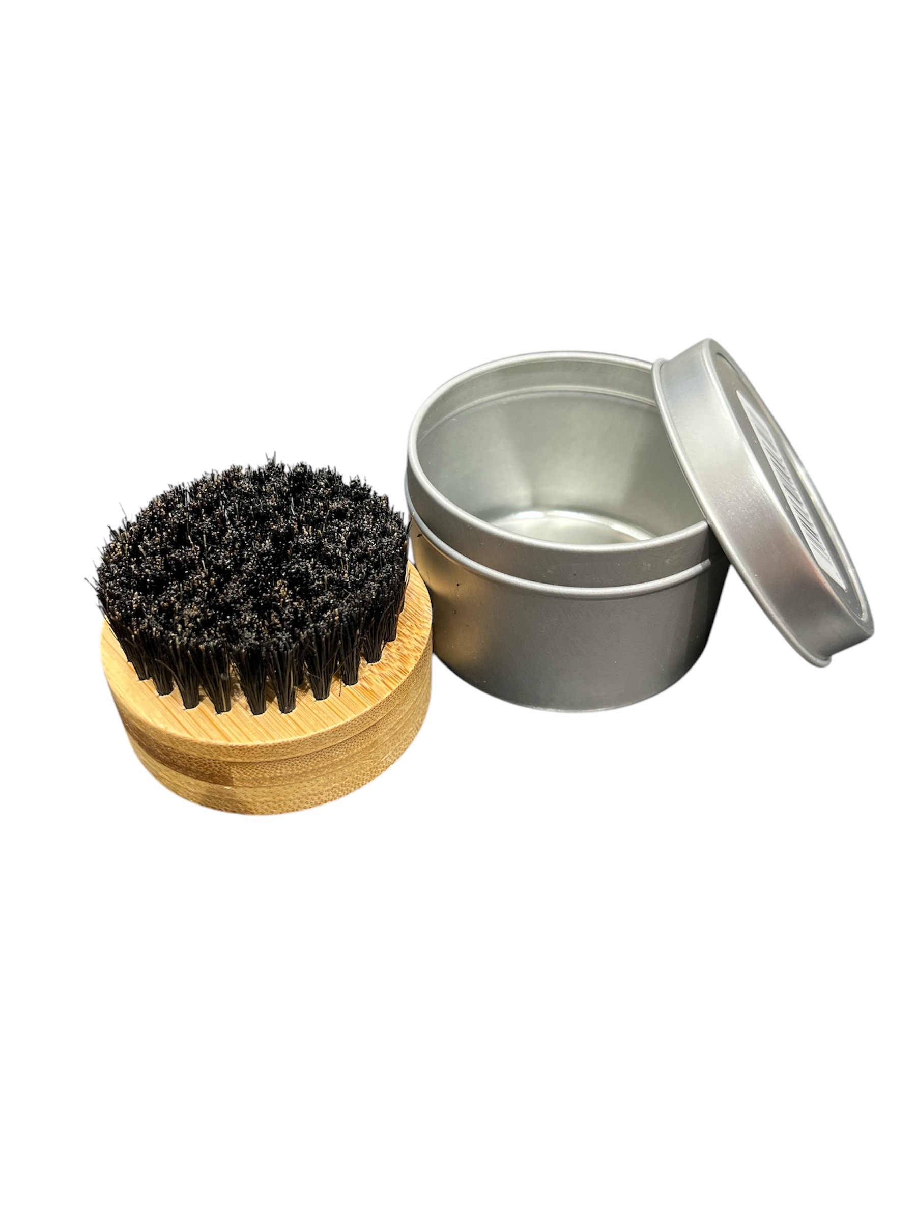 Cepillo Quitapelo para Barba redondo chico en Lata H69 Lyn